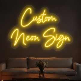 Custom Neon Sign - Personalized LED Light with USB Power, Dimmable Brightness, Neon-like Glow for Home, Bar, Cafe, Wedding, Birthday, Christmas, Halloween Decor - Easy Installation with Button Control - Perfect Gift for Businesses & Events