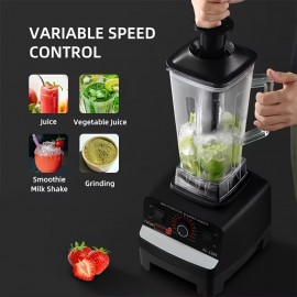 Automatic Self-Cleaning Juicer & Ice Crusher - 110V Black, Multi-Functional Food Processor with Non-Slip Base, Easy to Clean, No Residue, Perfect for Smoothies, Slushies, and Fresh Fruit Juice, Kitchen Appliance, Sleek Appliance, Durable Plastic