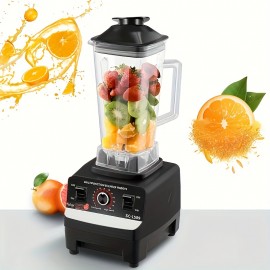 Automatic Self-Cleaning Juicer & Ice Crusher - 110V Black, Multi-Functional Food Processor with Non-Slip Base, Easy to Clean, No Residue, Perfect for Smoothies, Slushies, and Fresh Fruit Juice, Kitchen Appliance, Sleek Appliance, Durable Plastic