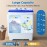 28lbs Capacity Portable Washing Machine Twin Tub - Compact Washer And Spinner Dryer Combo With Drain Pump - Semi Automatic Washing Machine For Apartments, Dorms, RVs, Camping