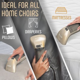 Travel Size Compact Travel Garment Steamer for Clothes to Go and Home Safe for Any Fabrics - Portable Handheld Steamer Powerful Steam Generator Iron for Clothes Best for Travel, 110V