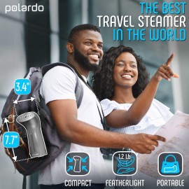 Travel Size Compact Travel Garment Steamer for Clothes to Go and Home Safe for Any Fabrics - Portable Handheld Steamer Powerful Steam Generator Iron for Clothes Best for Travel, 110V