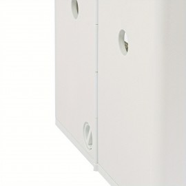 Heavy-Duty Automatic Pet Dryer Box with Adjustable Temp (95-131°F) & Timer, Quiet Operation - Foldable Design, Large Door Window, Portable Grooming Blow-Dry Cabinet for Dogs & Cats up to 44 lbs - Ideal for Home, Salon, Vet Clinic - Energy-Efficient, Stable Base, Durable Abs Material