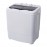 360 Twin Tub Washing Machine 15.8lbs Capacity Self-draining- 110V Semi-Automatic Portable Washer For Apartments/ Dorms/ RVs - Corrugated Tub & Bottom Drain Design, Gray Compact Laundry Unit
