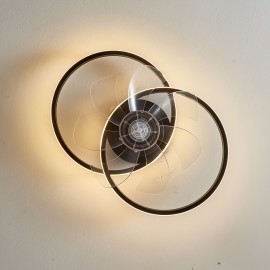 [Modern Ceiling Fan with Light] Modern Low Profile Ceiling Fan with Light | Remote Control, Dimmable LED, Wireless Induction Charging - Energy-Efficient Cooling Fan for Bedroom, Kitchen, Home Decor - Sleek White Design, Contemporary Lighting, Sturdy Construction